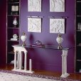 Renato Costa, mueble auxiliar clásico de lujo de piedra, consolas con espejos barrocas, mesas centro clásicas de lujo.